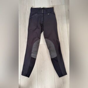 Romfh Knee Patch Breeches Dark Grey Size 22R Performance Riding Pants